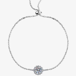 1 Carat Moissanite Chain Bracelet Trendsi