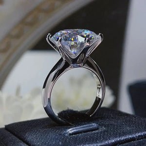 10 Carat Moissanite 925 Sterling Silver Ring Trendsi