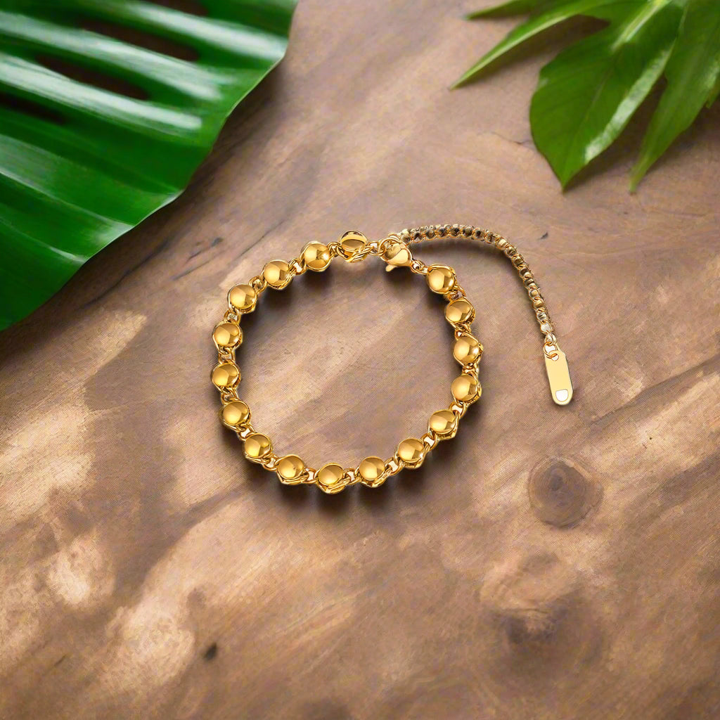 18K Gold-Plated Titanium Steel Bracelet Trendsi