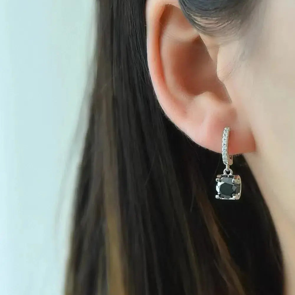 2 Carat Moissanite 925 Sterling Silver Drop Earrings Trendsi