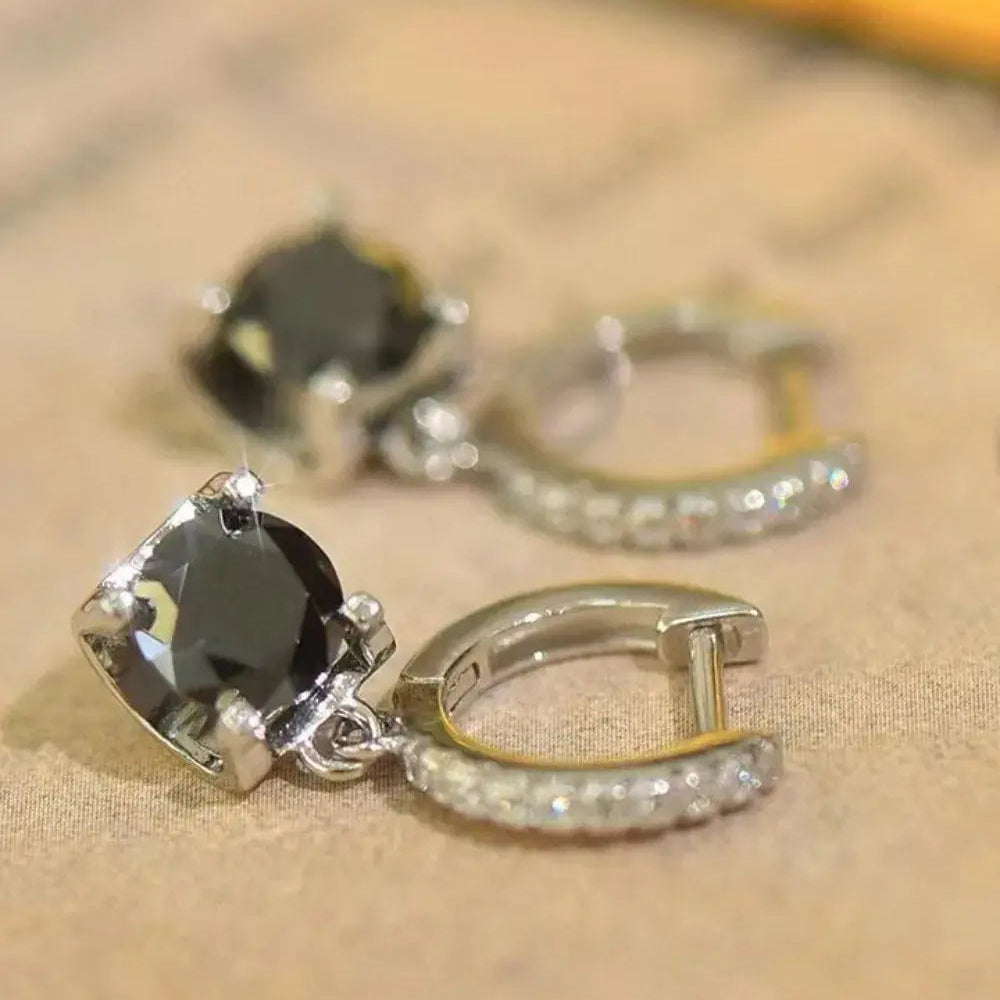 2 Carat Moissanite 925 Sterling Silver Drop Earrings Trendsi