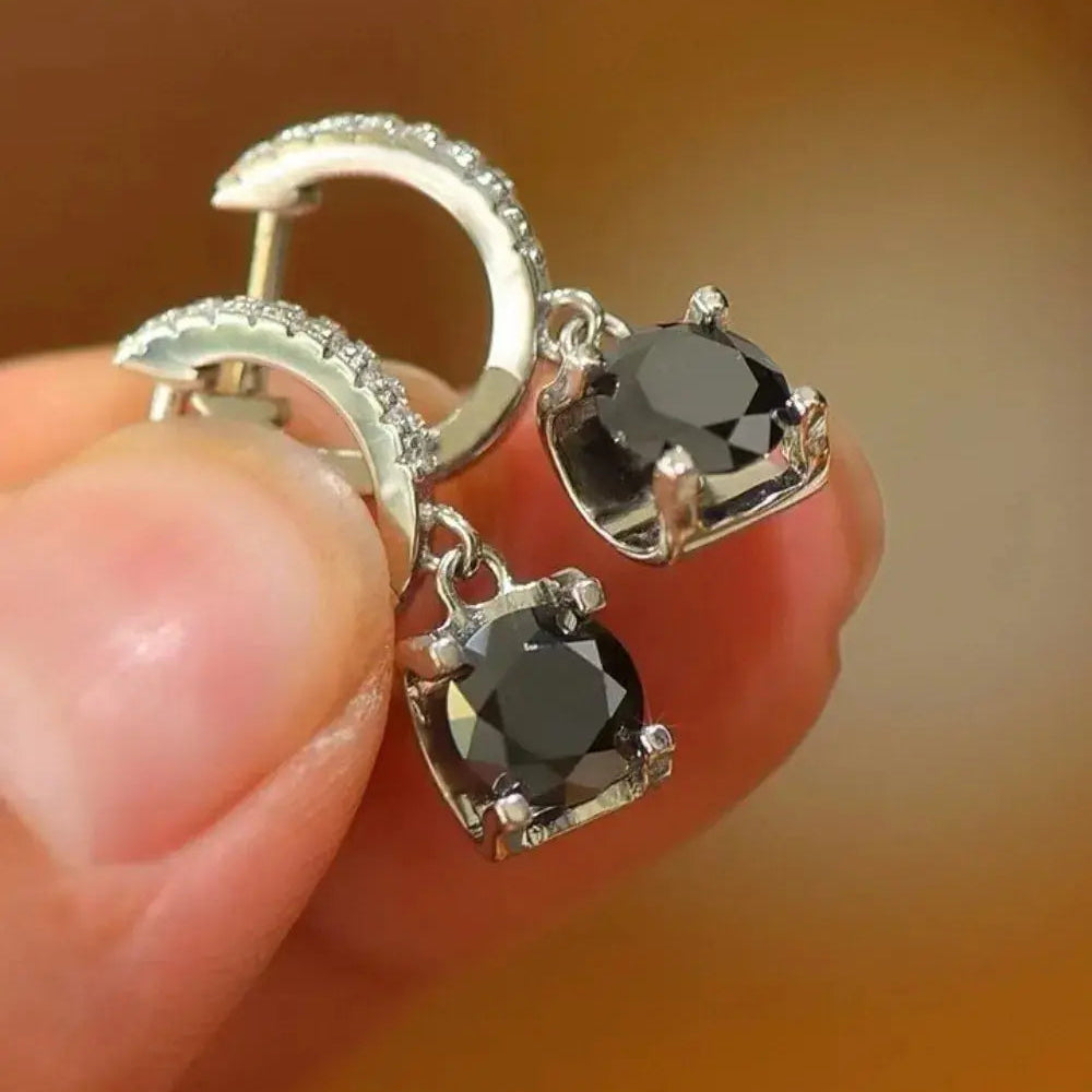 2 Carat Moissanite 925 Sterling Silver Drop Earrings Trendsi