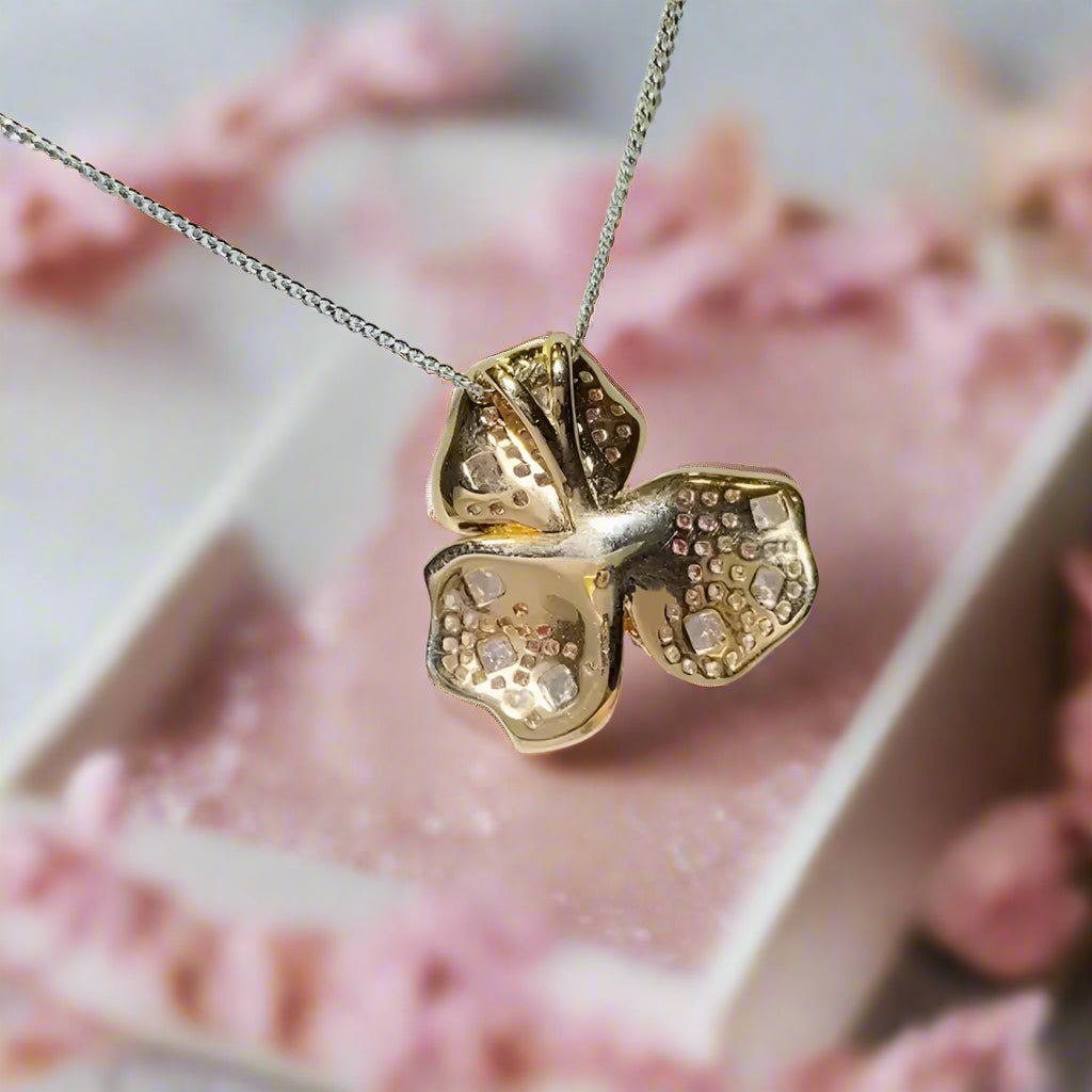 2 Carat Moissanite 925 Sterling Silver Pendant Necklace Trendsi