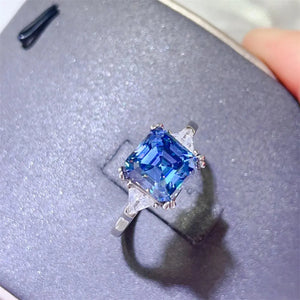 2 Carat Moissanite 925 Sterling Silver Ring Trendsi