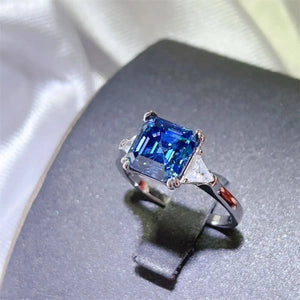2 Carat Moissanite 925 Sterling Silver Ring Trendsi