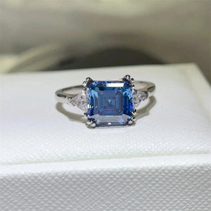 2 Carat Moissanite 925 Sterling Silver Ring Trendsi