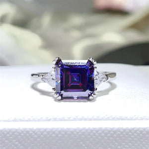 2 Carat Moissanite 925 Sterling Silver Ring Trendsi