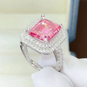 2 Carat Moissanite 925 Sterling Silver Ring Trendsi