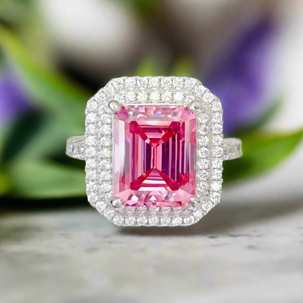 2 Carat Moissanite 925 Sterling Silver Ring Trendsi