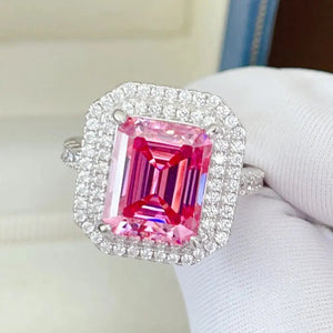 2 Carat Moissanite 925 Sterling Silver Ring Trendsi