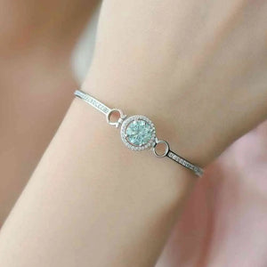 2 Carat Moissanite Platinum-Plated Bracelet Trendsi