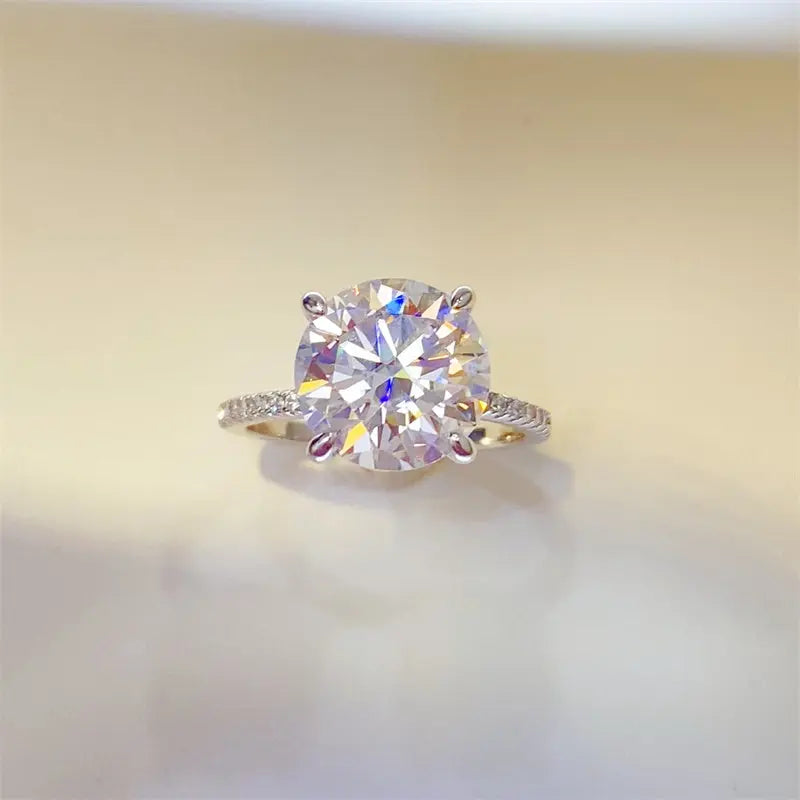 5 Carat Moissanite 925 Sterling Silver Ring Trendsi