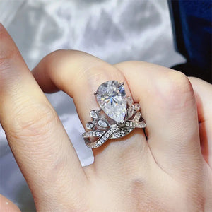 5 Carat Moissanite 925 Sterling Silver Ring Trendsi
