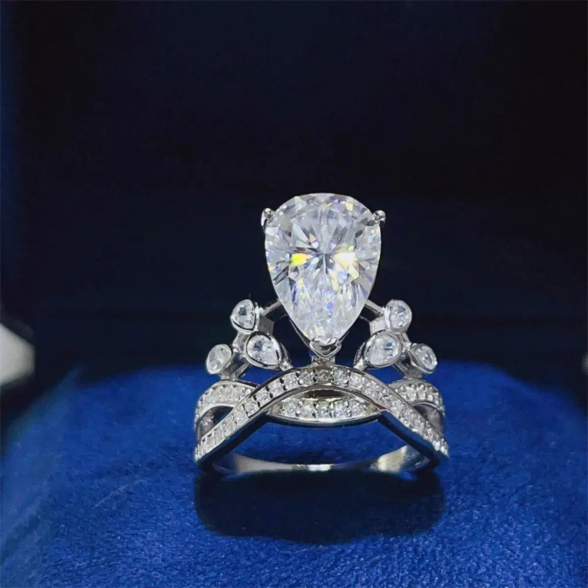 5 Carat Moissanite 925 Sterling Silver Ring Trendsi