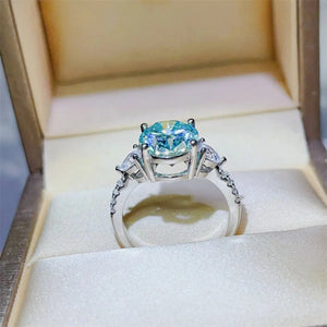 5 Carat Moissanite 925 Sterling Silver Ring Trendsi