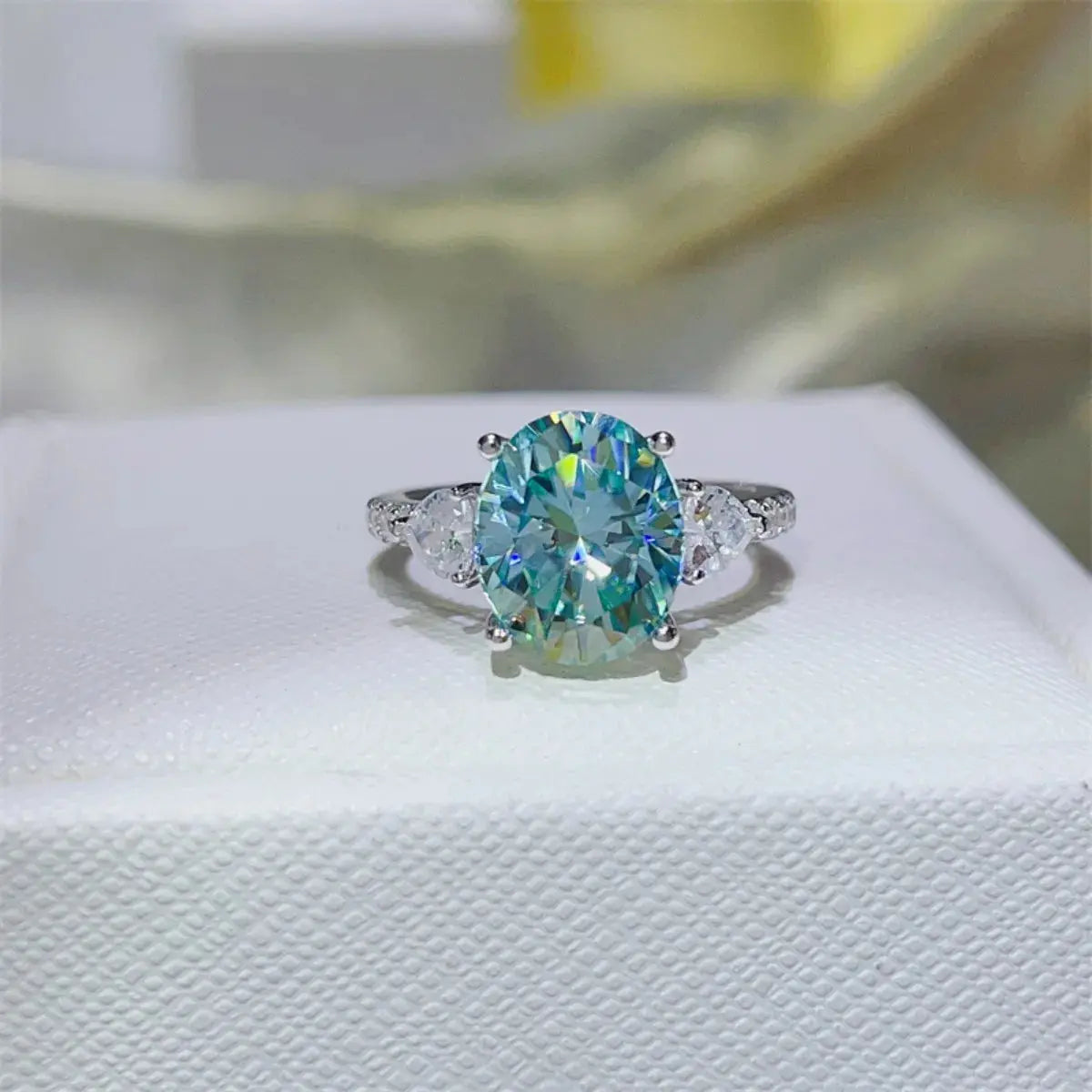 5 Carat Moissanite 925 Sterling Silver Ring Trendsi