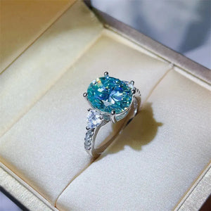 5 Carat Moissanite 925 Sterling Silver Ring Trendsi