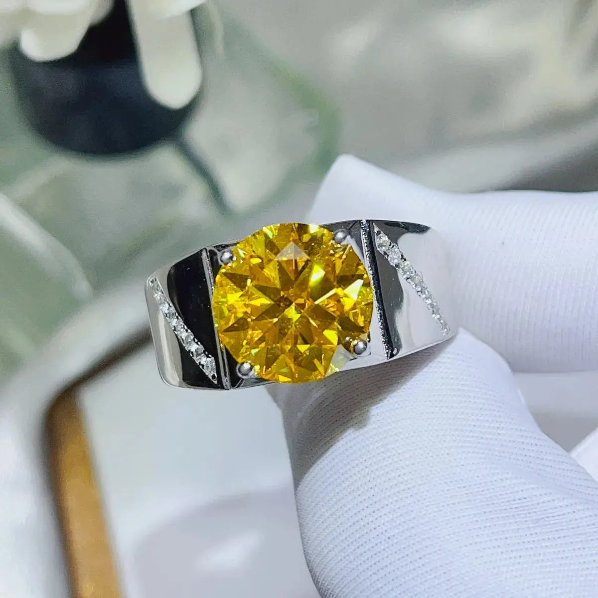 5 Carat Moissanite 925 Sterling Silver Ring Trendsi