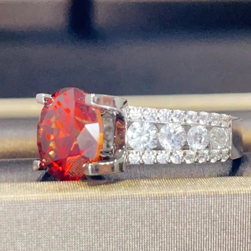 5 Carat Moissanite 925 Sterling Silver Ring Trendsi