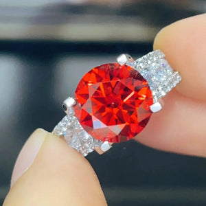 5 Carat Moissanite 925 Sterling Silver Ring Trendsi