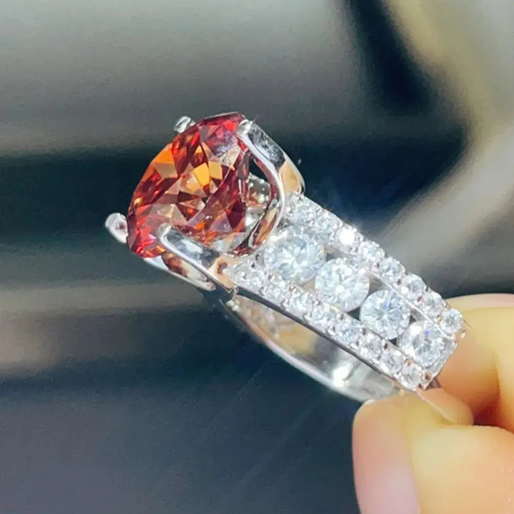 5 Carat Moissanite 925 Sterling Silver Ring Trendsi