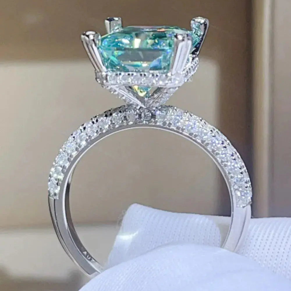 5 Carat Moissanite 925 Sterling Silver Ring Trendsi