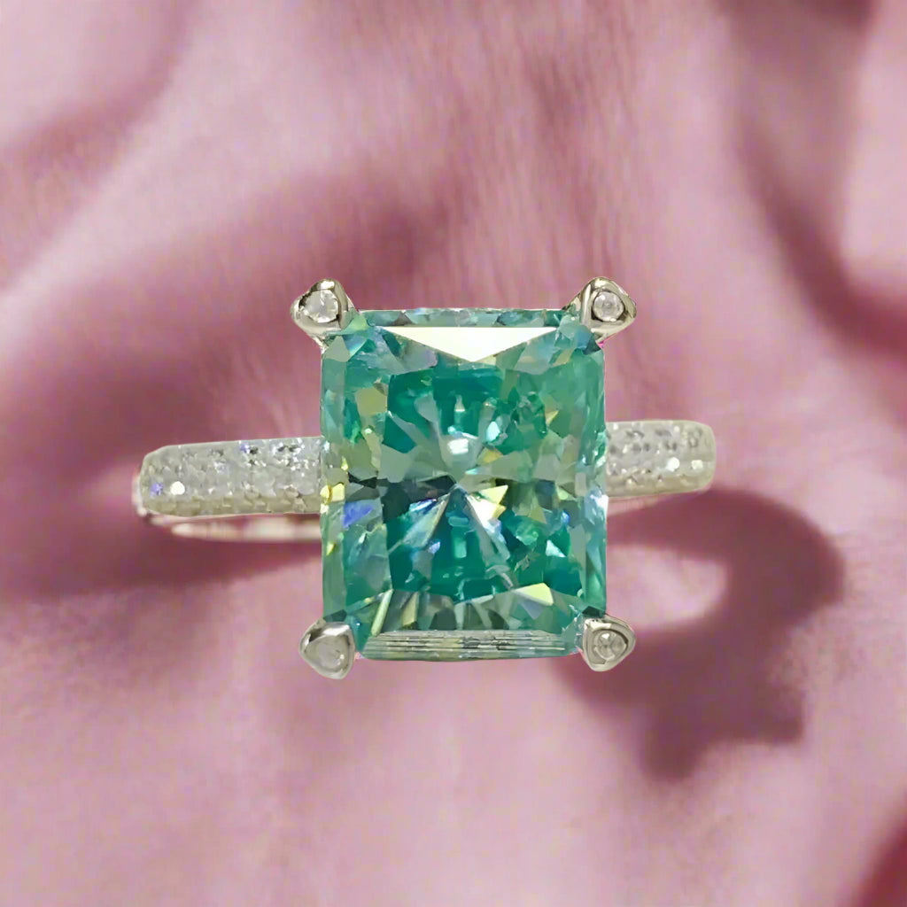 5 Carat Moissanite 925 Sterling Silver Ring Trendsi