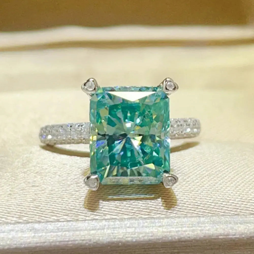 5 Carat Moissanite 925 Sterling Silver Ring Trendsi