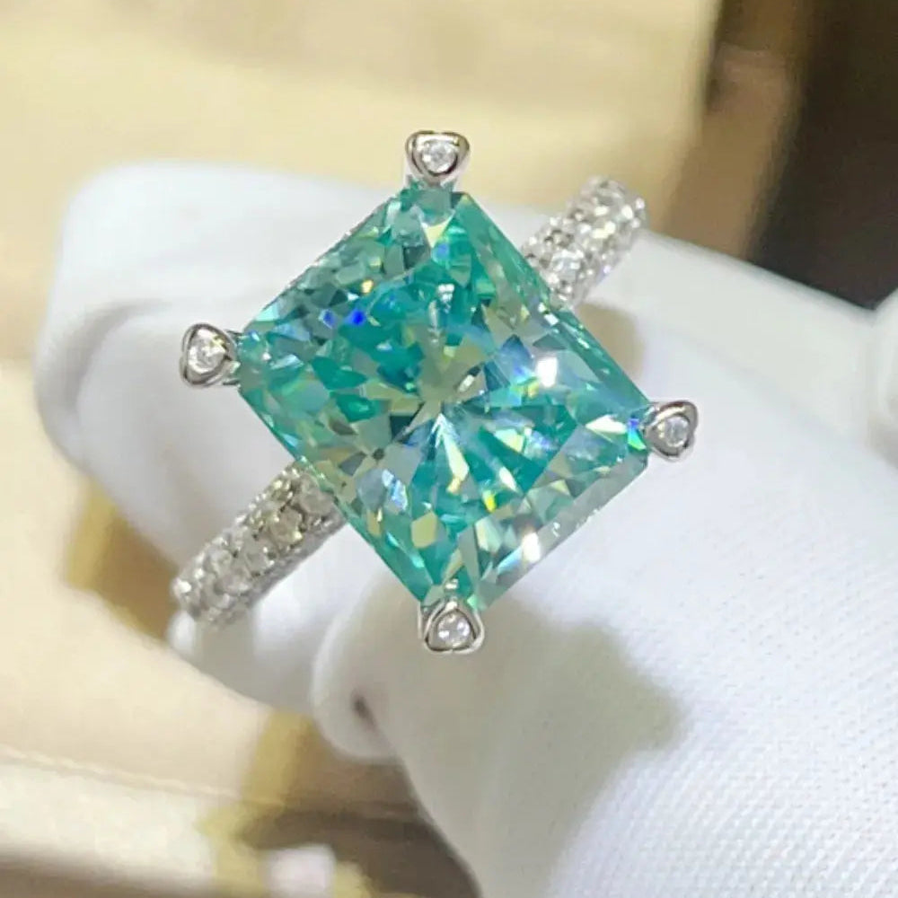 5 Carat Moissanite 925 Sterling Silver Ring Trendsi