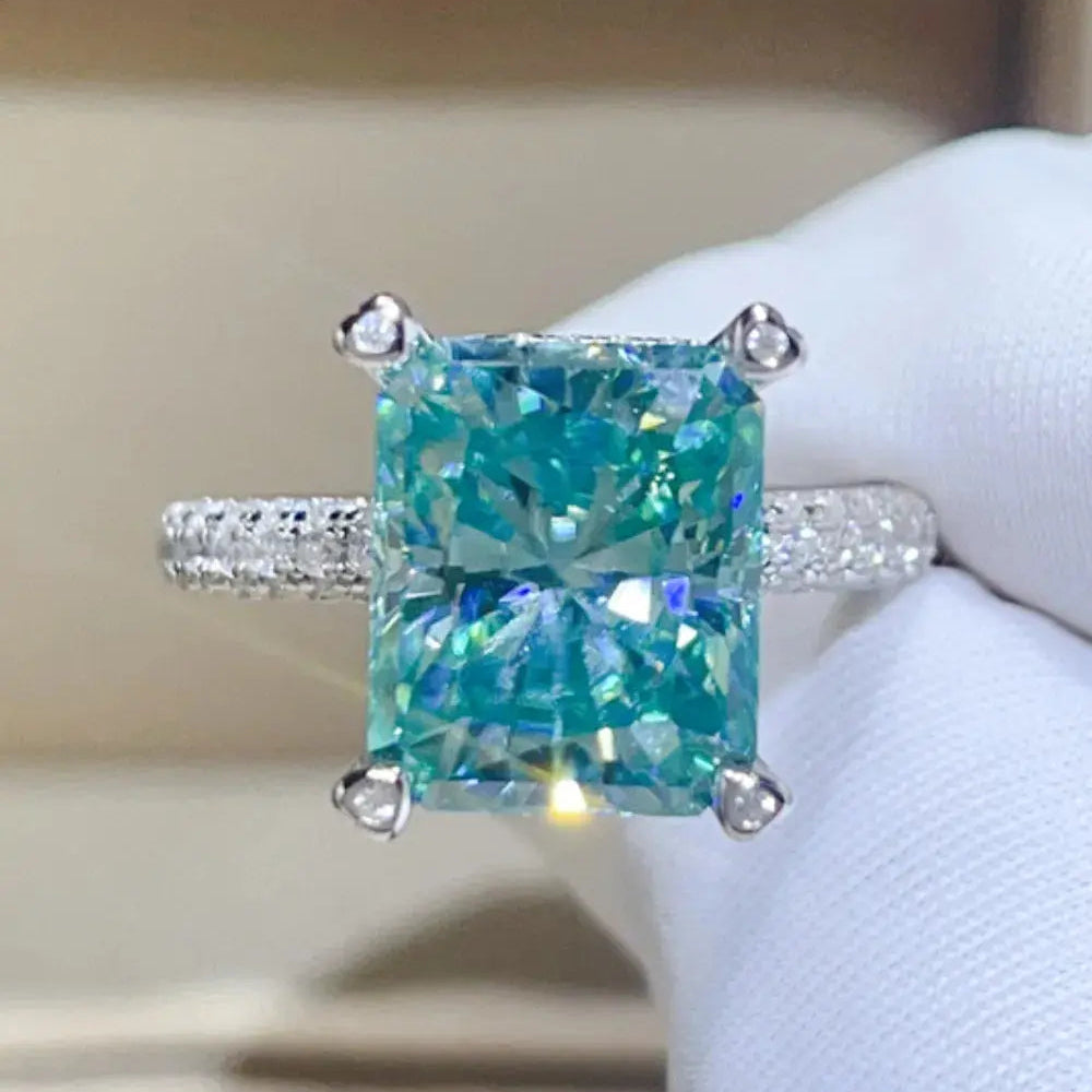 5 Carat Moissanite 925 Sterling Silver Ring Trendsi