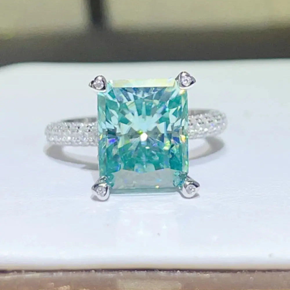 5 Carat Moissanite 925 Sterling Silver Ring Trendsi