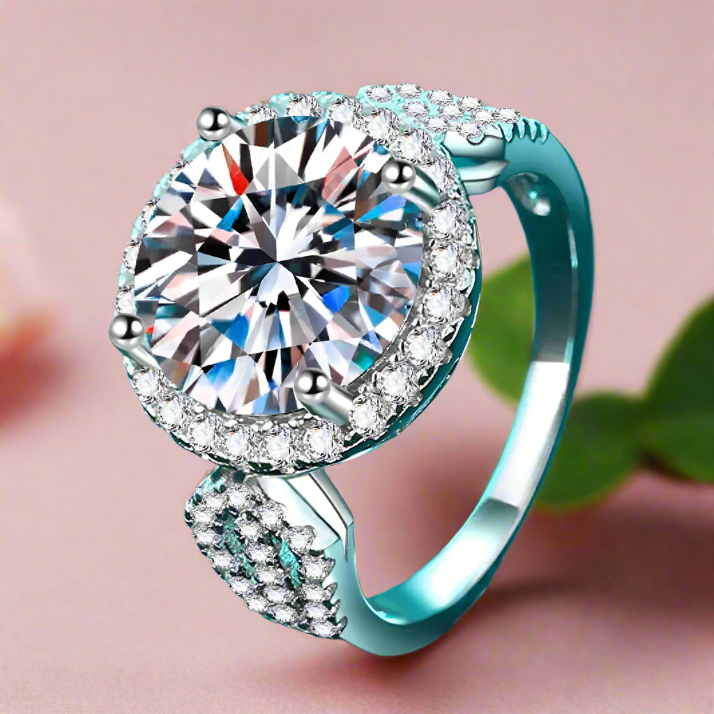 5 Carat Moissanite 925 Sterling Silver Ring Trendsi