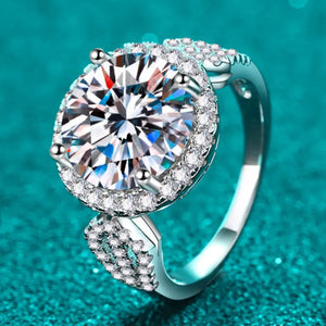 5 Carat Moissanite 925 Sterling Silver Ring Trendsi
