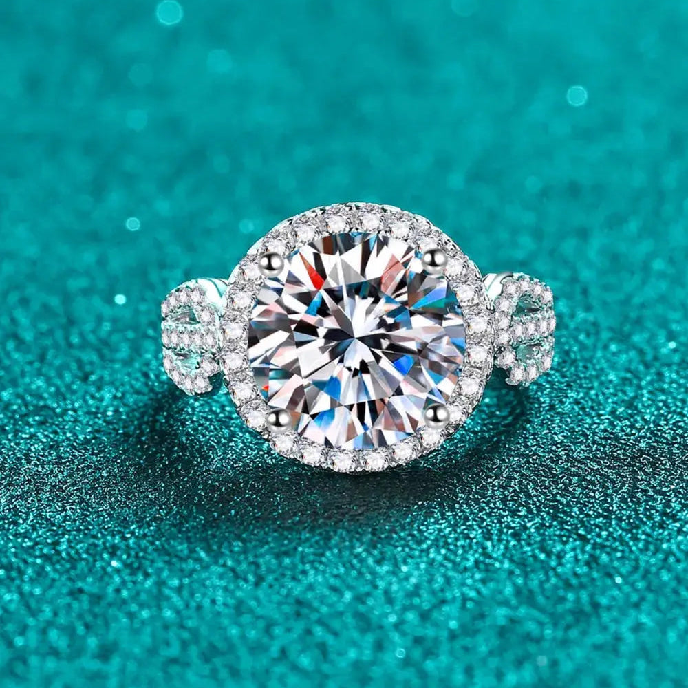 5 Carat Moissanite 925 Sterling Silver Ring Trendsi