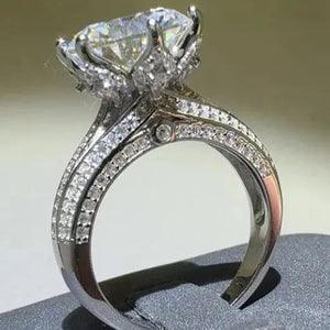 5 Carat Moissanite 925 Sterling Silver Ring Trendsi