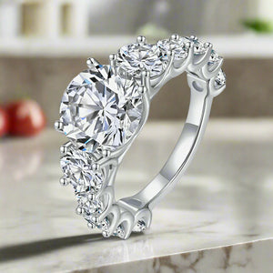 8 Carat Moissanite 925 Sterling Silver Ring Trendsi