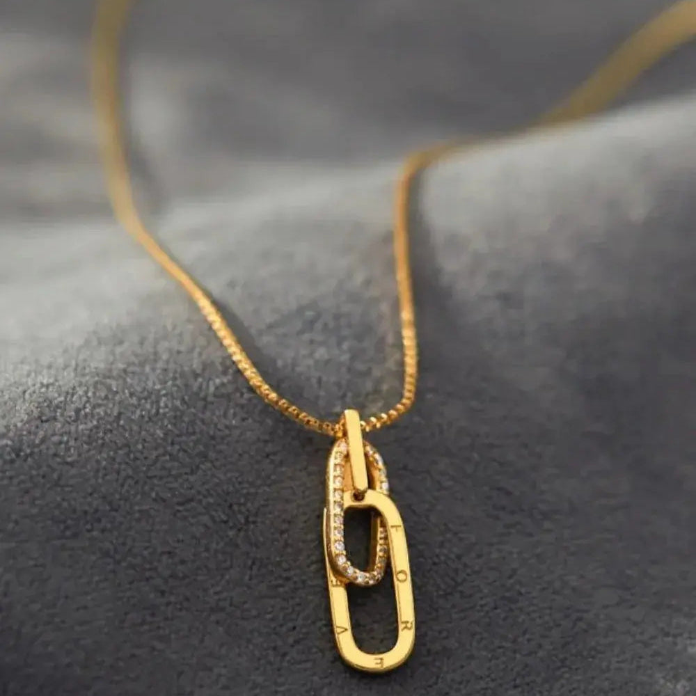 925 Sterling Silver Inland Zircon Necklace Trendsi