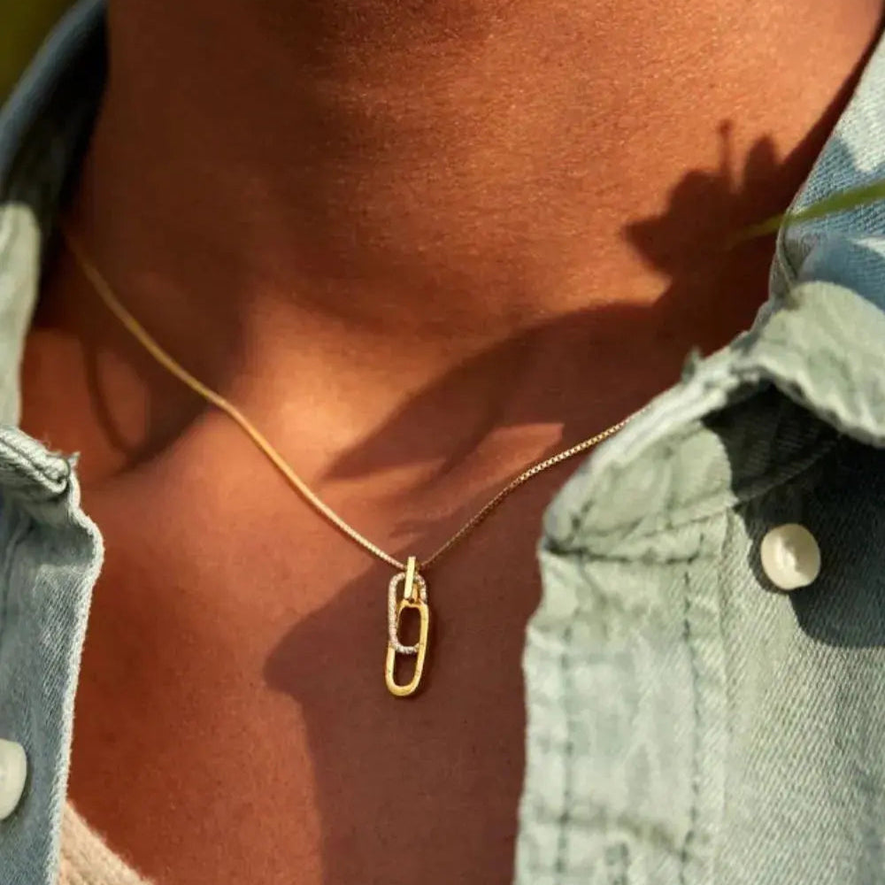 925 Sterling Silver Inland Zircon Necklace Trendsi