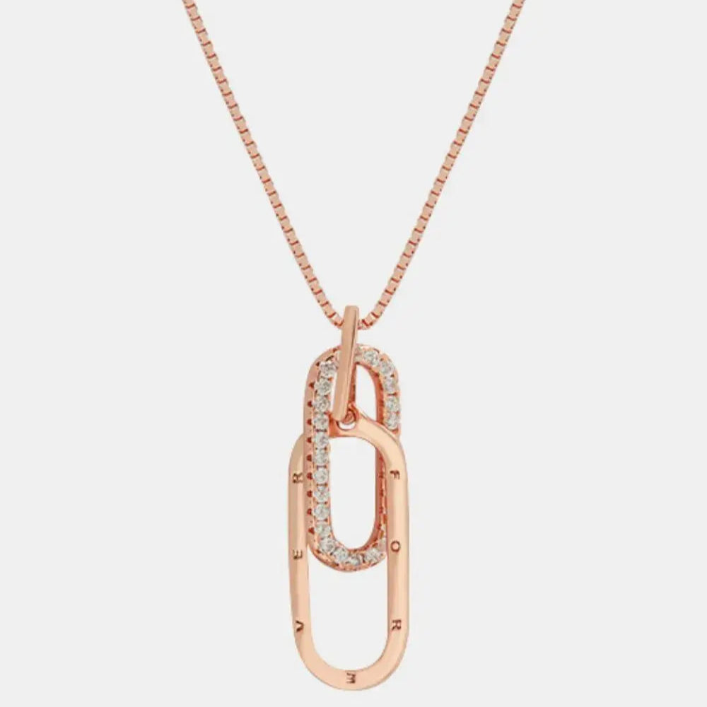 925 Sterling Silver Inland Zircon Necklace Trendsi
