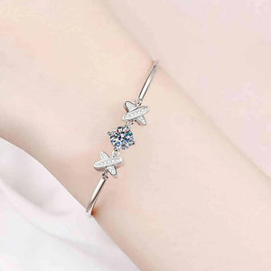 Adored Happy State of Mind 1 Carat Moissanite Bracelet Trendsi