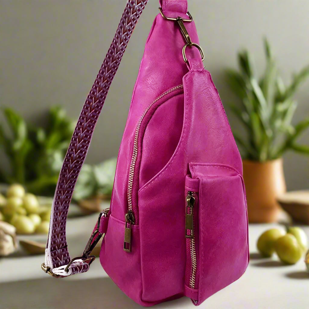 All The Feels PU Leather Sling Bag Trendsi