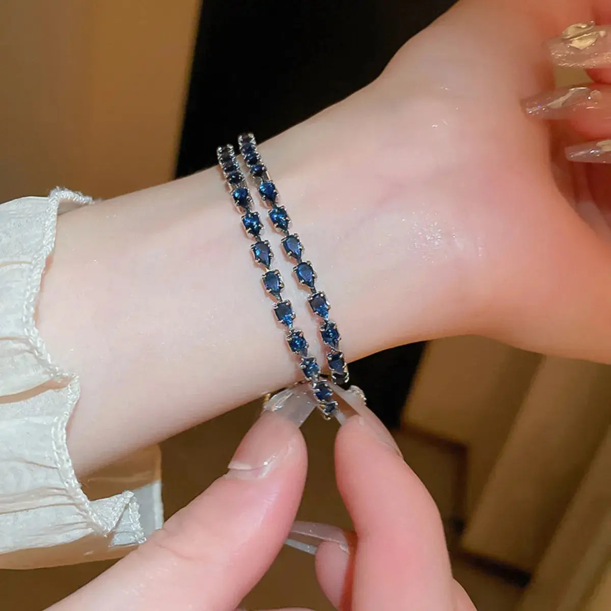 Alloy Zircon Bracelet Trendsi