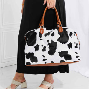 Animal Print Plush Weekender Bag Trendsi