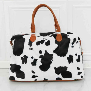 Animal Print Plush Weekender Bag Trendsi