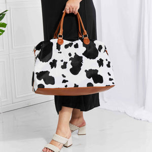 Animal Print Plush Weekender Bag Trendsi