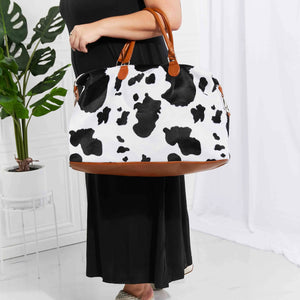 Animal Print Plush Weekender Bag Trendsi