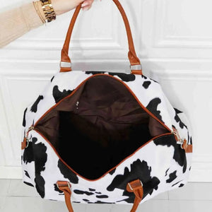 Animal Print Plush Weekender Bag Trendsi