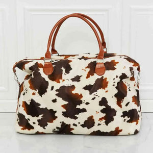 Animal Print Plush Weekender Bag Trendsi