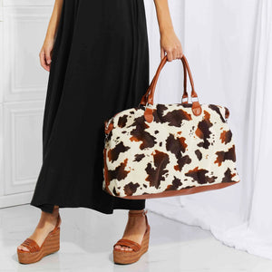 Animal Print Plush Weekender Bag Trendsi