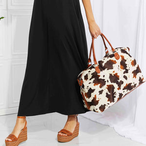 Animal Print Plush Weekender Bag Trendsi